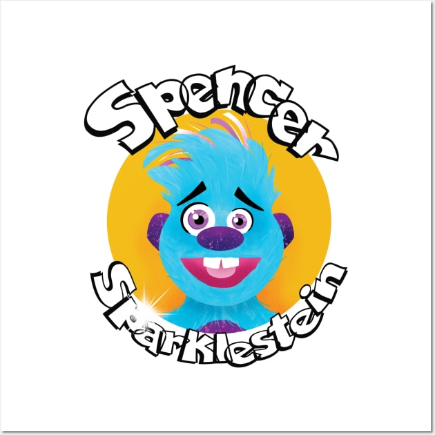 Spencer Sparklestein - Head, Name, Background Wall Art by Spencer Sparklestein